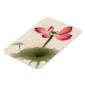 Oriental style Lotus Magneet (Linkerzijde)