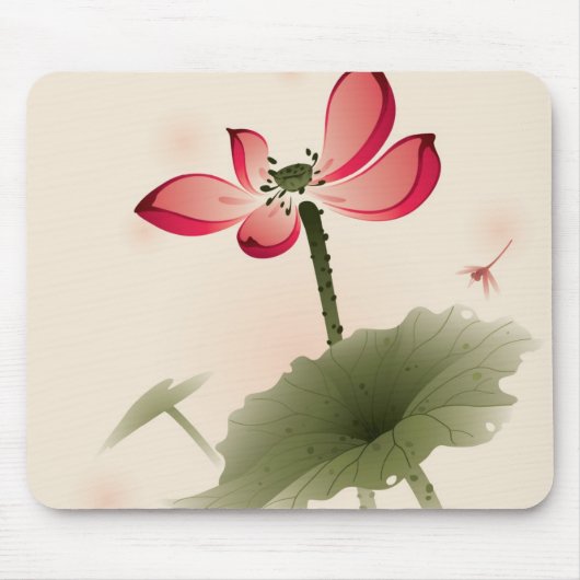 Oriental style Lotus Muismat (Voorkant)