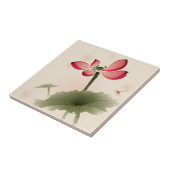 Oriental style Lotus Tegeltje (Zijkant)