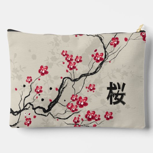 Oriental Style Sakura Cherry Blossom Art Etui (Achterkant)