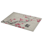 Oriental Style Sakura Cherry Blossom Art Snijplank (Hoek)