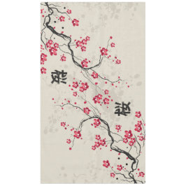 Oriental Style Sakura Cherry Blossom Art Tafelkleed