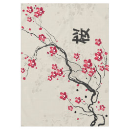 Oriental Style Sakura Cherry Blossom Art Tafelkleed