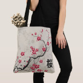Oriental Style Sakura Cherry Blossom Art Tote Bag (Dichtbij)