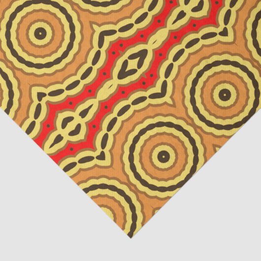 Oriental Stylish Mosaic Geometric Pattern Tissuepapier (Detail)