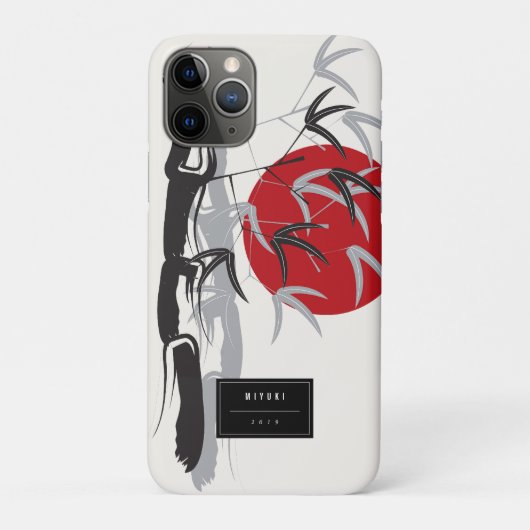 Oriental Sunrise Zen Bamboo Garden Asian Wedding Case-Mate iPhone Case (Achterkant)