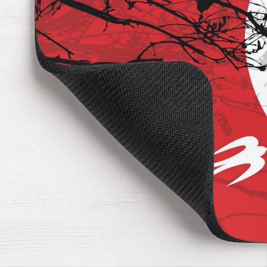 Oriental Swallows in Moonlight Mousepad Muismat (Hoek)