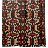 Oriental tapijt ontwerp douchegordijn (Voorkant)