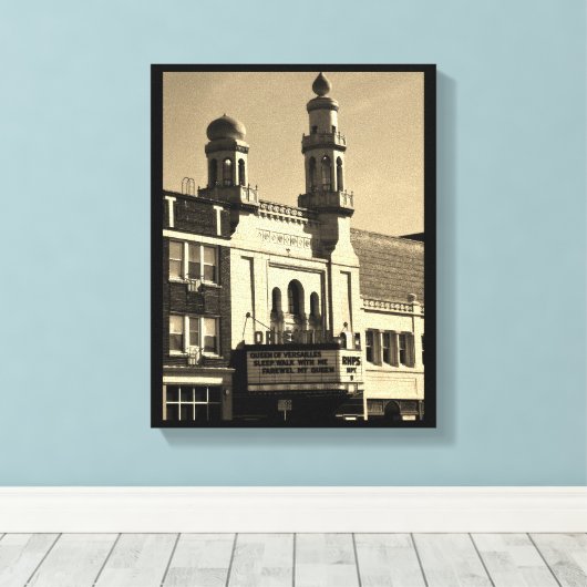Oriental Theater Canvas Afdruk (Insitu (Houten vloer))