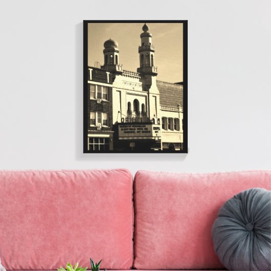 Oriental Theater Canvas Afdruk (Insitu (Woonkamer))