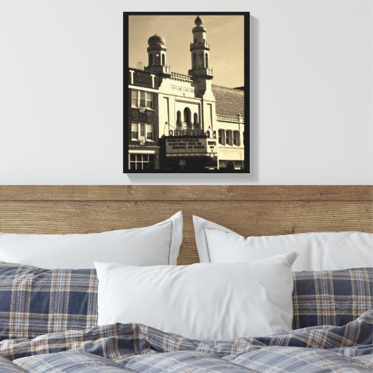 Oriental Theater Canvas Afdruk (Insitu (Slaapkamer))