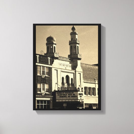 Oriental Theater Canvas Afdruk (Voorkant)