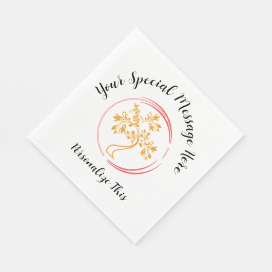 Oriental Tree of Life Survivor Party Napkins Servet (Hoek)