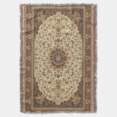 Oriental Turks Perzisch Floral Carpet Rug Deken (Voorkant Verticaal)