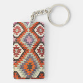 Oriental Turks Perzisch Kilim Carpet Sleutelhanger (achterkant)