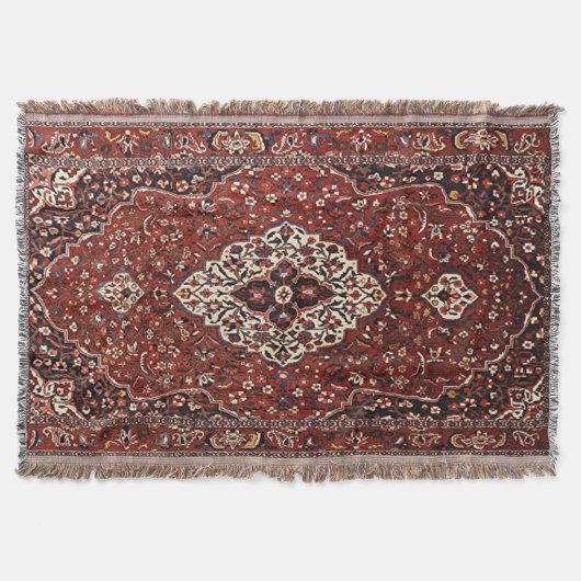 Oriental Turks Perzische tapijtruggengraat Deken (Voorkant)