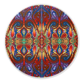 Oriental Waterverf Patroon I + jouw ideeën Keramische Knop