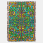 Oriental Waterverf Patroon V + uw ideeën Deken (Voorkant Verticaal)