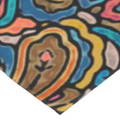 Oriental Waterverf Patroon VI + uw ideeën Tafelkleed (Gekanteld)