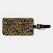 Oriental Zee Dragon Pattern Bagagelabel (Voorkant horizontaal)