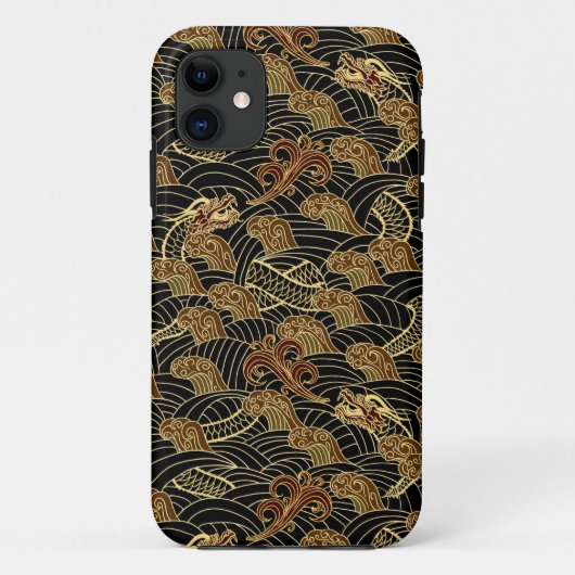 Oriental Zee Dragon Pattern Case-Mate iPhone Case (Achterkant)