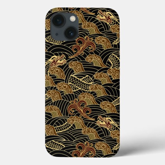Oriental Zee Dragon Pattern Case-Mate iPhone Case (Achterkant)