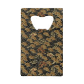 Oriental Zee Dragon Pattern Creditkaart Flessenopener (Voorkant)