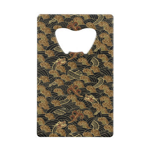 Oriental Zee Dragon Pattern Creditkaart Flessenopener