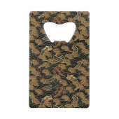 Oriental Zee Dragon Pattern Creditkaart Flessenopener (Achterkant)