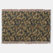 Oriental Zee Dragon Pattern Deken (Voorkant)