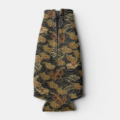 Oriental Zee Dragon Pattern Flesjeskoeler (Achterkant)