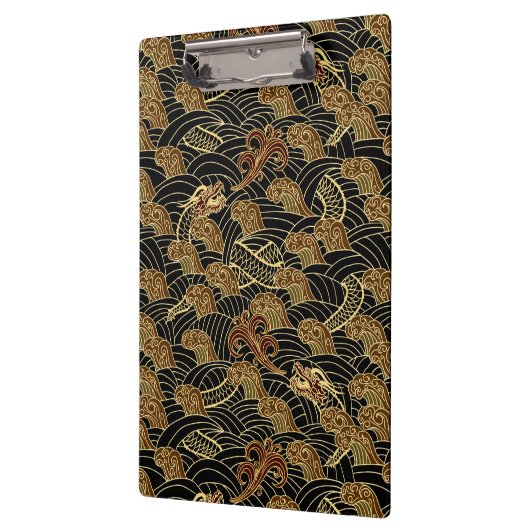 Oriental Zee Dragon Pattern Klembord (Links)