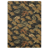Oriental Zee Dragon Pattern Klembord (Achterkant)
