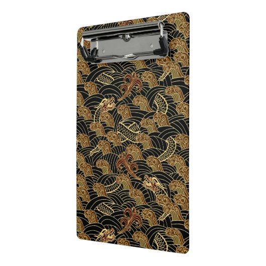 Oriental Zee Dragon Pattern Mini Klembord (Angled2)