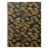 Oriental Zee Dragon Pattern Notitieboek (Voorkant)
