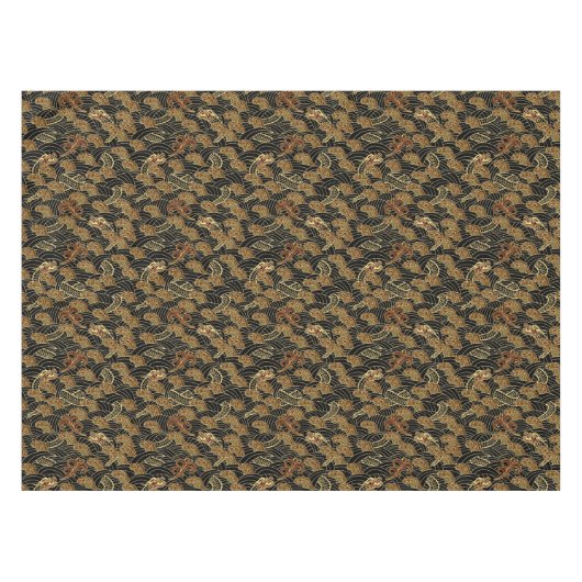 Oriental Zee Dragon Pattern Tafelkleed (Voorkant (Horizontaal))