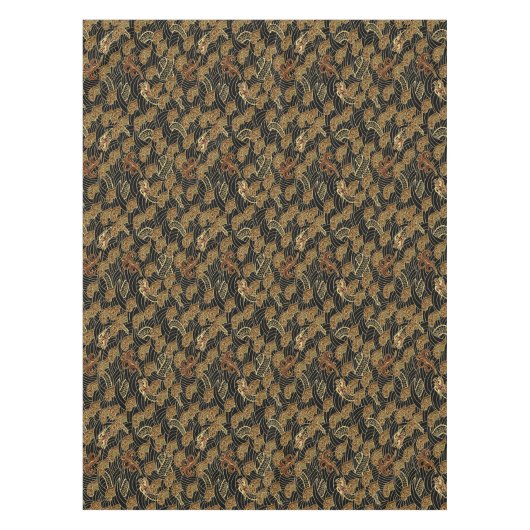 Oriental Zee Dragon Pattern Tafelkleed (Voorkant)