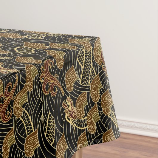 Oriental Zee Dragon Pattern Tafelkleed (Voorbeeld)