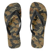 Oriental Zee Dragon Pattern Teenslippers (Voetbed)