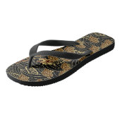 Oriental Zee Dragon Pattern Teenslippers (Schuin)