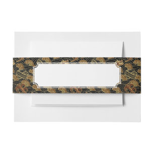 Oriental Zee Dragon Pattern Uitnodigingen Wikkel