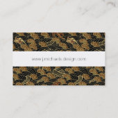 Oriental Zee Dragon Pattern Visitekaartje (Achterkant)