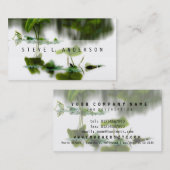 ©Oriental Zen Natuur Photography Pond Lily Pads Visitekaartje (Voorkant / Achterkant)