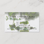 ©Oriental Zen Natuur Photography Pond Lily Pads Visitekaartje (Achterkant)