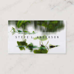 ©Oriental Zen Natuur Photography Pond Lily Pads Visitekaartje