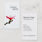 ©Oriental Zen One Single Beauty Floral Visitekaartje (Voorkant / Achterkant)