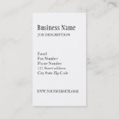 ©Oriental Zen One Single Beauty Floral Visitekaartje (Achterkant)