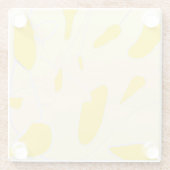 Orientale bloemen glazen onderzetter (Achterkant)