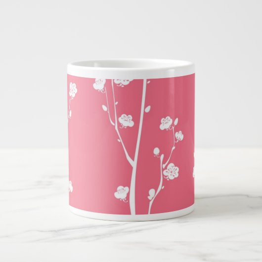 Orientale bloesem grote koffiekop (Voorkant)