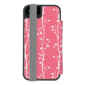 Orientale bloesem incipio iPhone portemonnee hoesje (Agenda Achterkant)